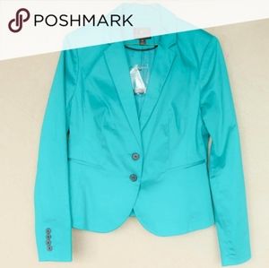 Worthington Career Blazer (Dark Teal)